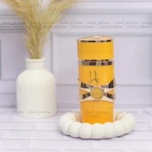 عطر ادکلن لطافه یارا توس (زرد) | Lattafa Perfumes Yara Tous با رایحه میوه‌ای نارگیل و انبه برای بانوان